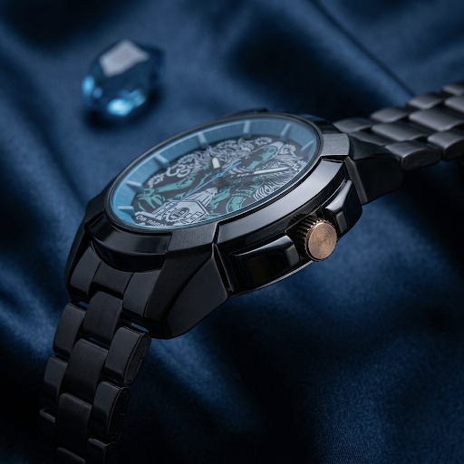Vilante Mahadev Rudra Edition Watch | Premium Black Stainless Steel | Lord Shiva Designer Analog Watch