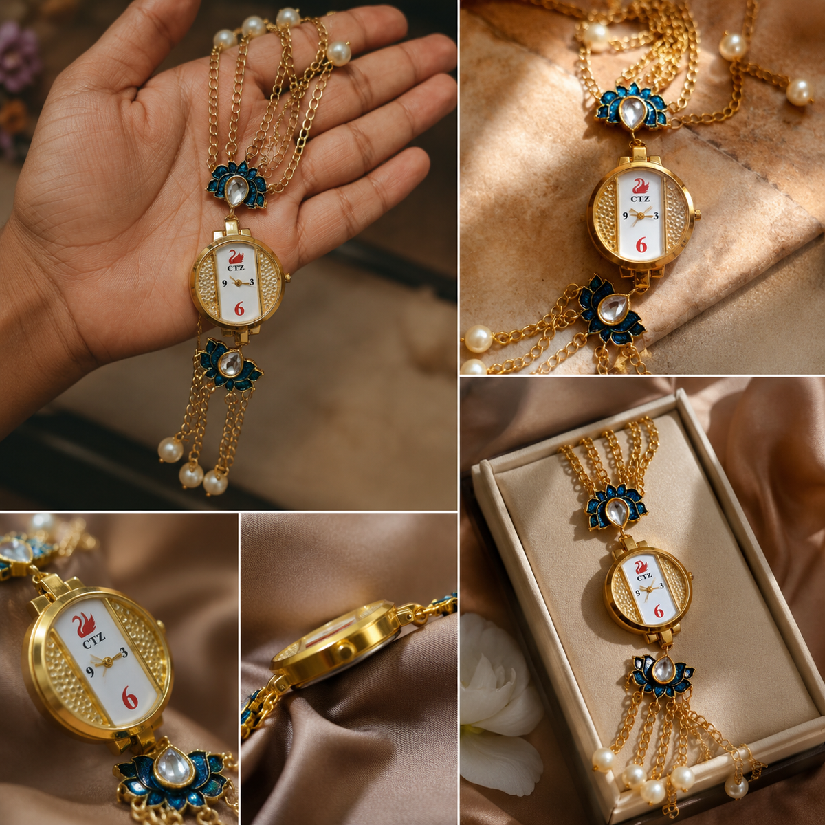 Vilante Lotus Pendant Watch