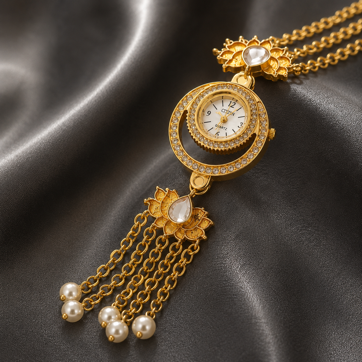 Vilante Floral Pearl Watch