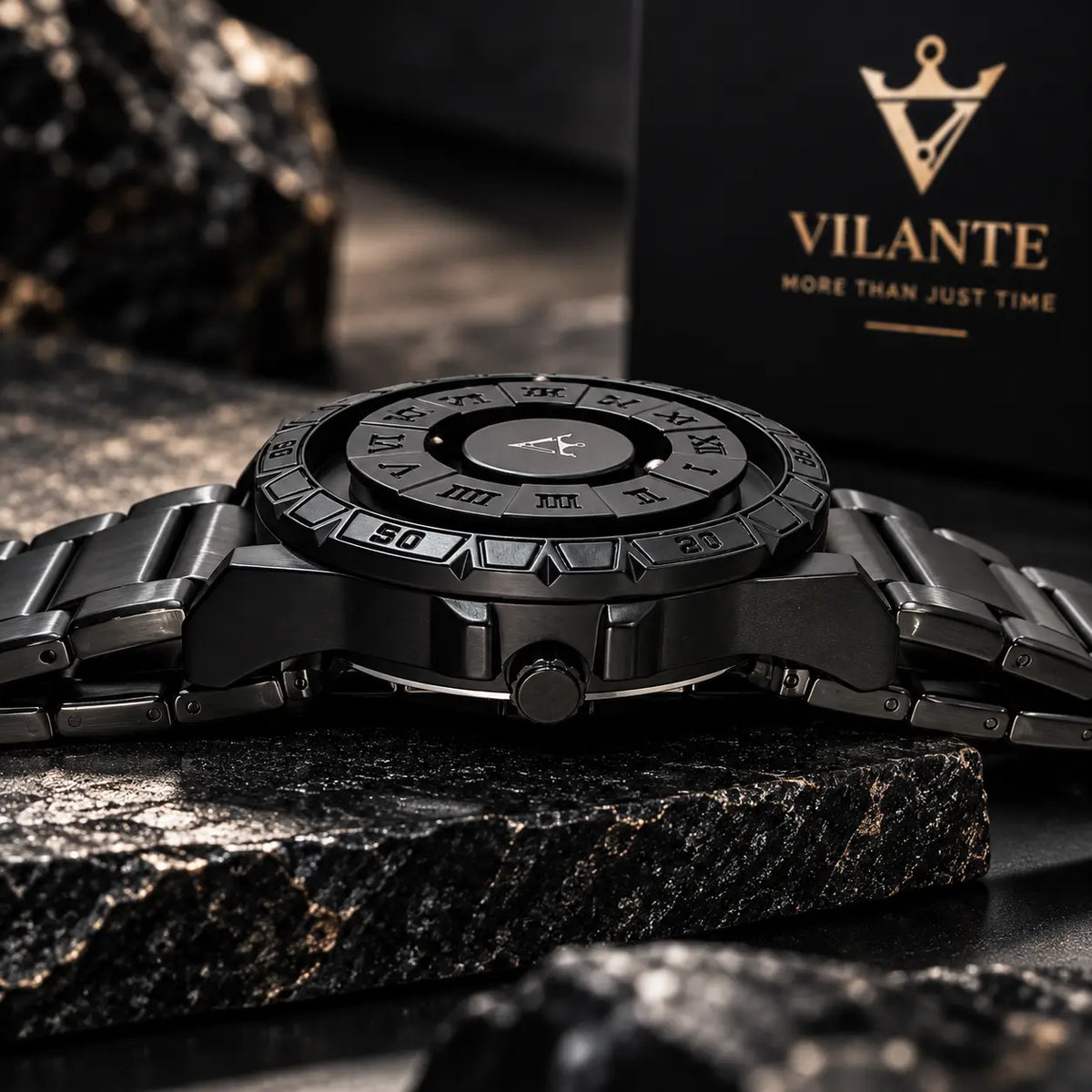 VILANTE Orbis Collection – Magnetic Ball Edition (Roman Dial)