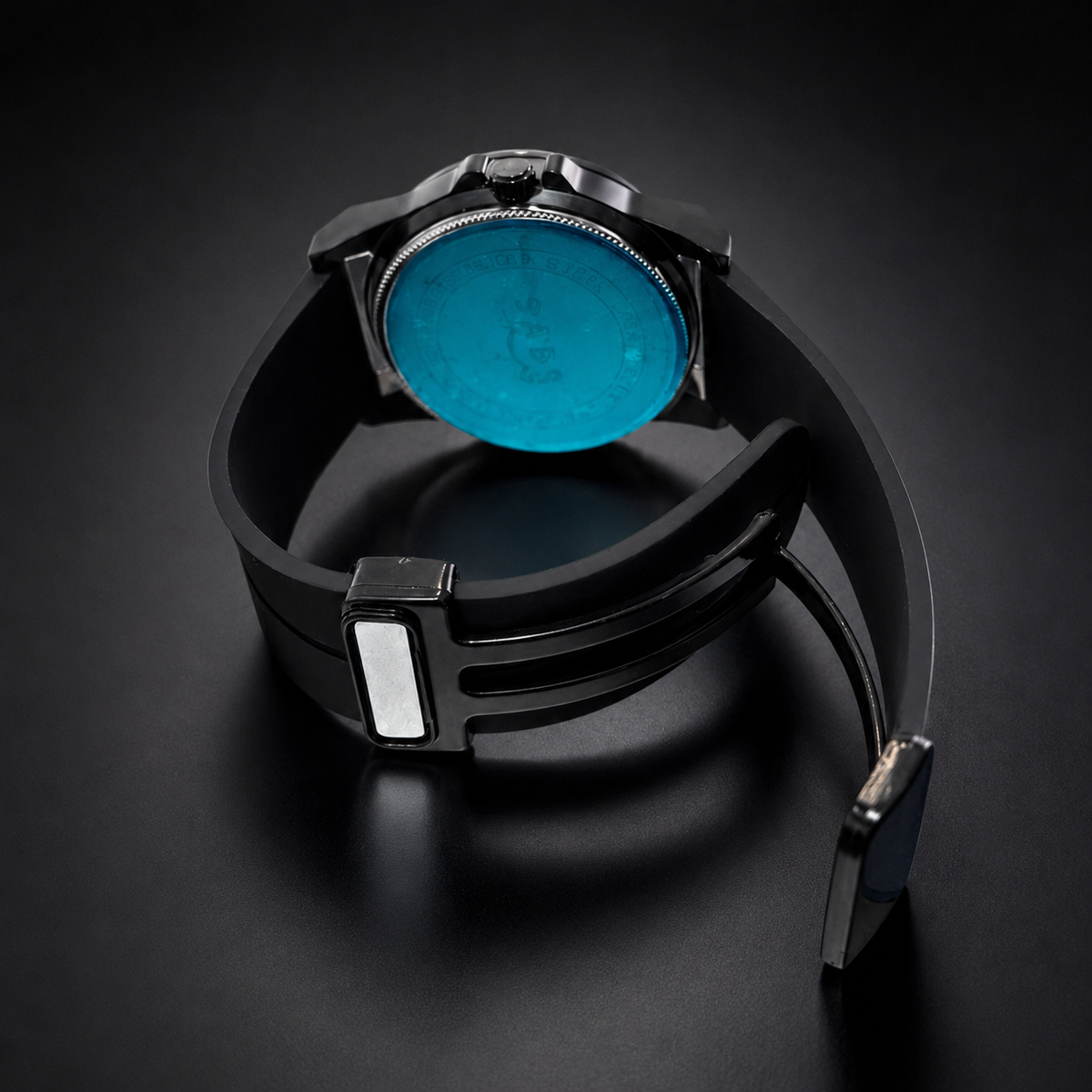 VILANTE Orbis Collection – Magnetic Ball Edition (Roman Dial) – Black Silicone